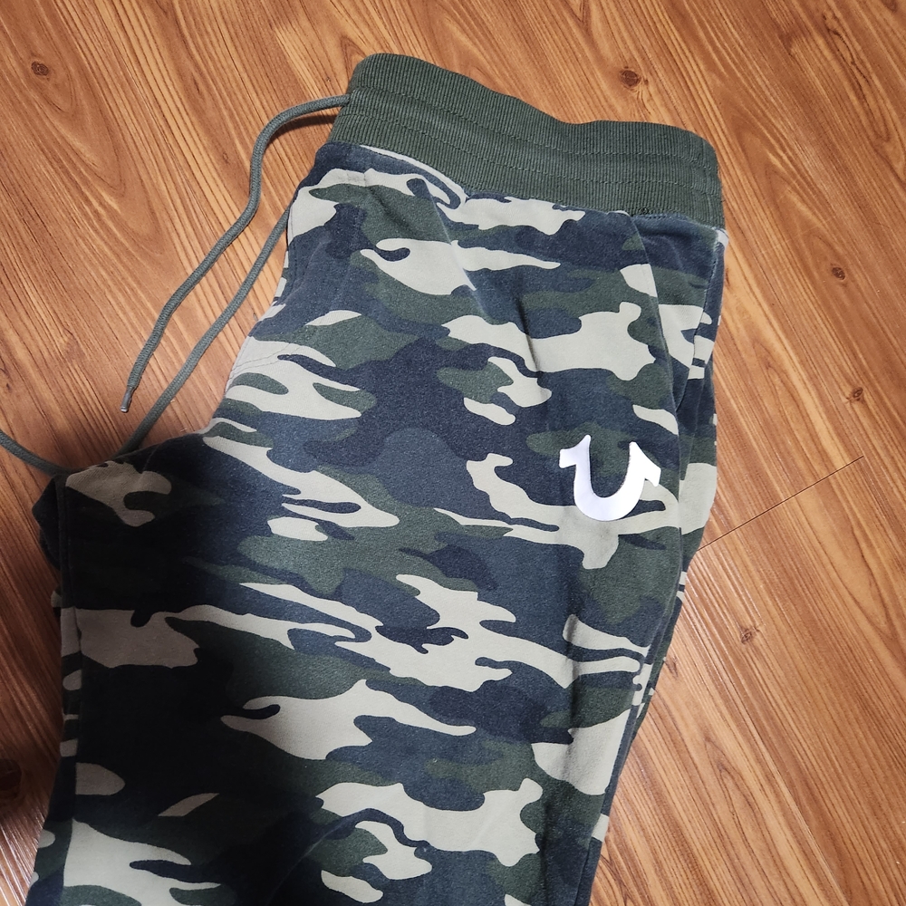 True Religion Camouflage Joggers